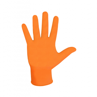 Ironclad CleanFit 8 mil Textured Orange Nitrile Disposable Gloves (Box of 100)